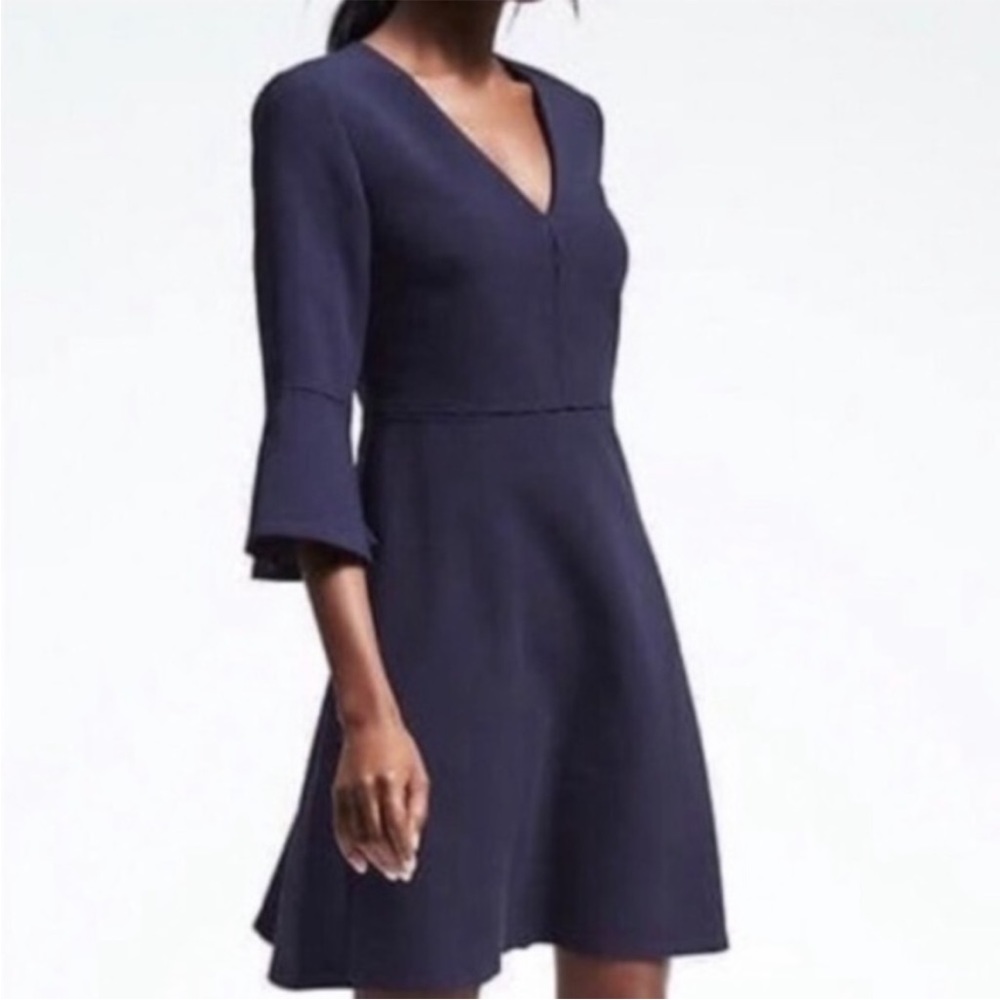 Banana Republic bell sleeve dress